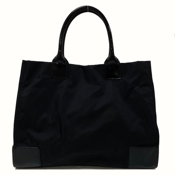 Tory Burch Ella Large Black Nylon Tote - Picture 11 of 11